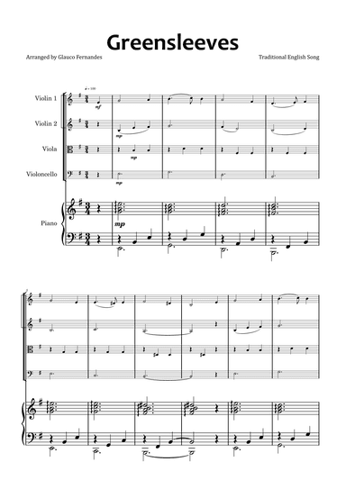 Greensleeves (arr. Glauco Fernandes)
