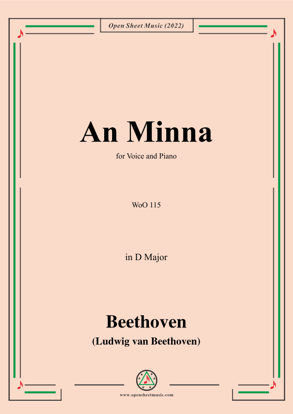 Beethoven-Der Bardengeist,WoO 142 (arr. OSM Press)
