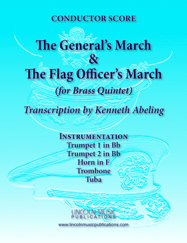 March - Generals & Flag March (for Brass Quintet) (arr. Kenneth Abeling)