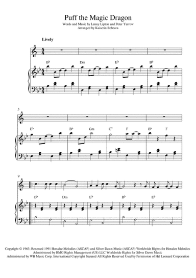 Puff The Magic Dragon (arr. Kaiserin Rebecca)