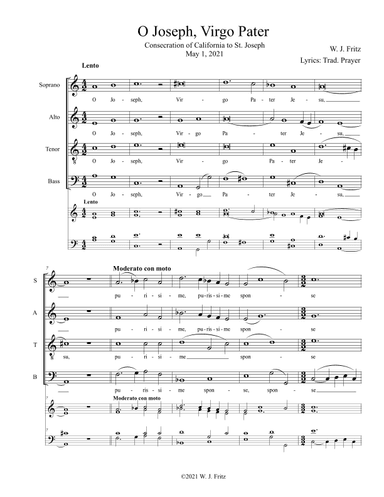 O Joseph, Virgo Pater
