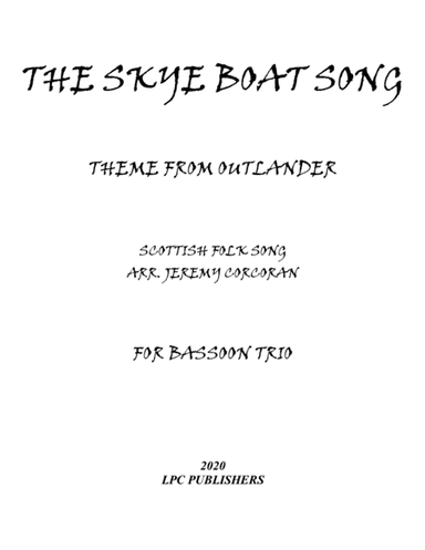 The Skye Boat Song for Bassoon Trio (arr. Jeremy Corcoran)