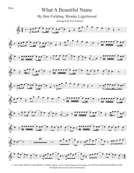 What A Beautiful Name (arr. Kevin Busse)