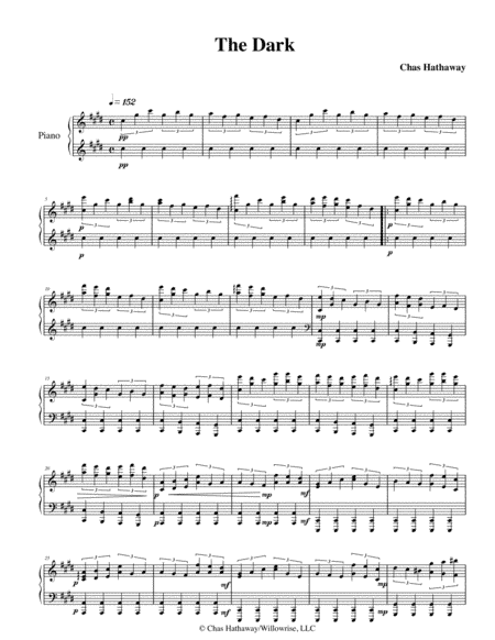 The Dark: New Age Piano Solo by Chas Hathaway