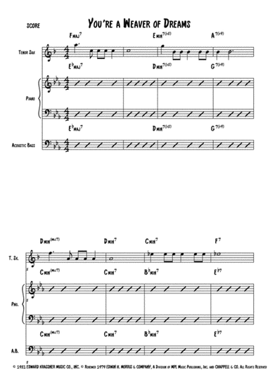 A Weaver Of Dreams (arr. Anderson Quevedo)