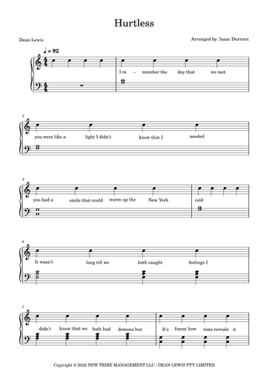 Hurtless (arr. Isaac Durrant)