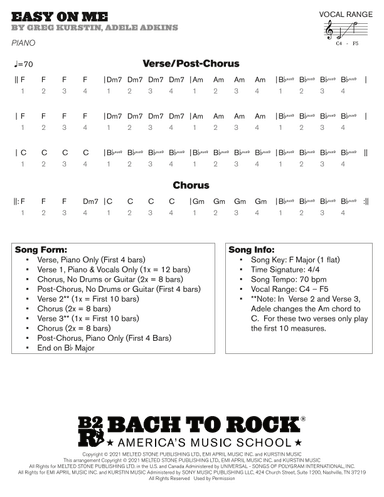 Easy On Me (arr. Bach to Rock)