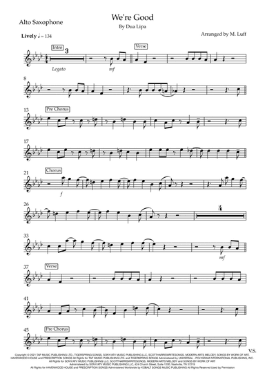 We're Good (arr. Matt Luff)