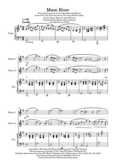 Moon River (arr. Lim Zi Kai)