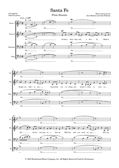Santa Fe (arr. Gabriel Lawson)