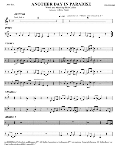 Another Day In Paradise (arr. Jorge Juárez)
