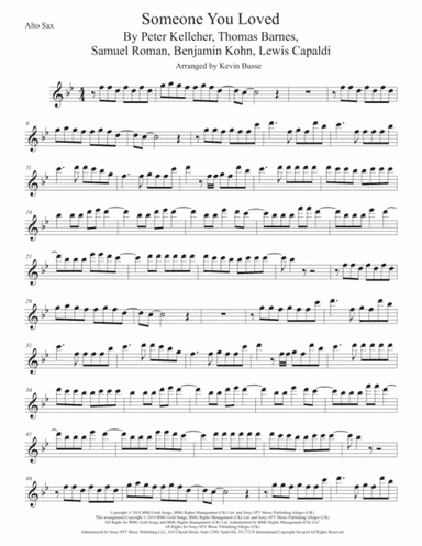 Someone You Loved (arr. Kevin Busse)