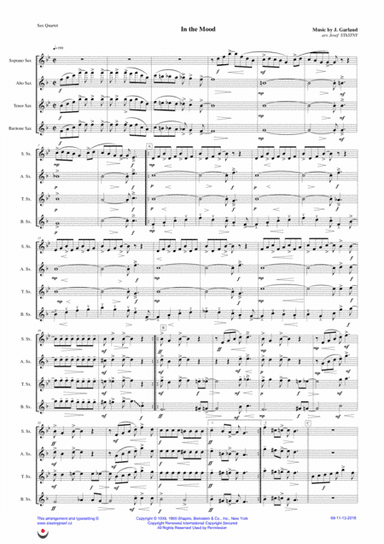 In The Mood (arr. Josef Štastný)