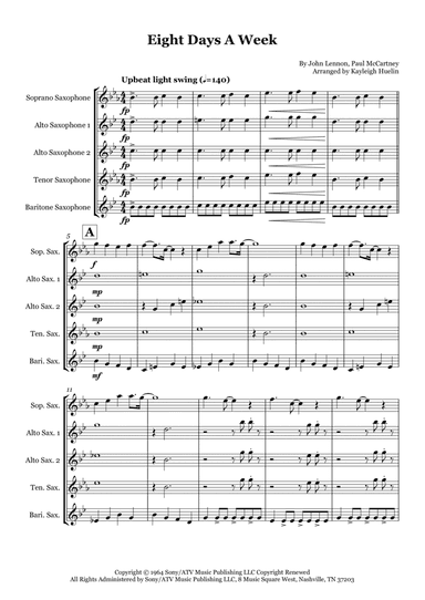 Eight Days A Week (arr. Kayleigh Huelin)