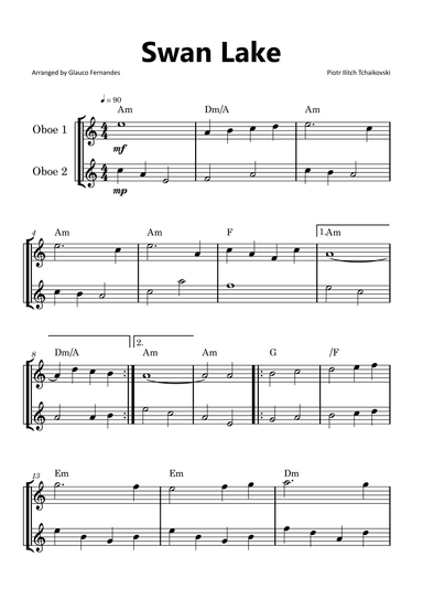 Swan Lake (arr. Glauco Fernandes)