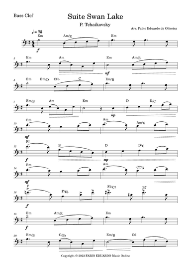 Swan Lake (Tchaikovsky) (arr. Fabio Eduardo de Oliveira)