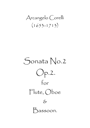 Sonata No.2 Op.2 (arr. Spence Bundy)