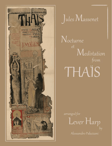 Nocturne et Meditation from THAIS - for lever harp (arr. Alessandro Palazzani)
