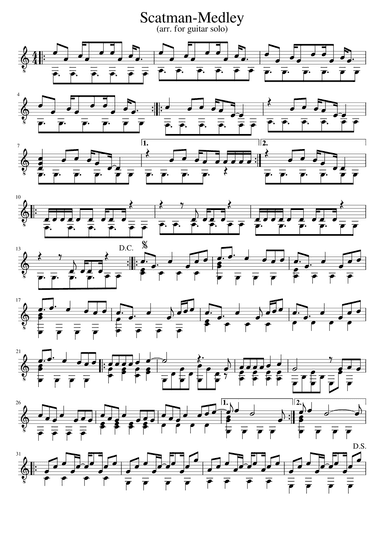 Scatman (ski-ba-bop-ba-dop-bop) (arr. Michael Cyris)