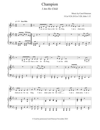 Champion (I Am His Child)