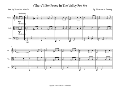 There'll Be Peace In The Valley For Me (tra.arr.) (arr. Dominic Meccia)