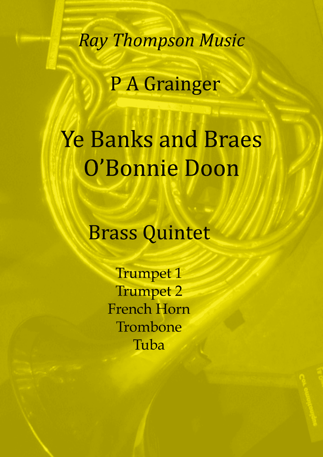 Ye Banks And Braes O'bonnie Doon (arr. Ray Thompson)
