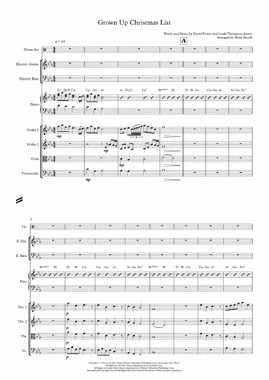 Grown-Up Christmas List (arr. Brian Pesoth)