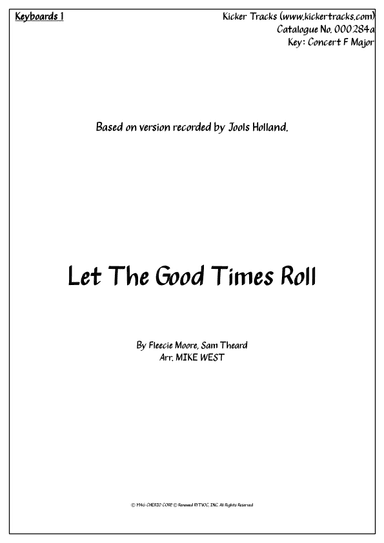 Let The Good Times Roll (arr. Michael Storeton-West)