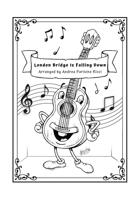 London Bridge is Falling Down - Easy Guitar Fingerstyle Song (arr. Andrea Parisino Ricci)