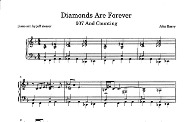 Diamonds Are Forever (cues) (arr. jeff siesser)