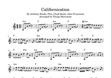 Californication (arr. Thiago Marconato)