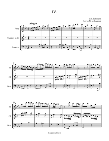 Sonata in C Minor Movement IV (arr. Nick Lacanski)
