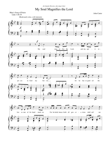 My Soul Magnifies the Lord