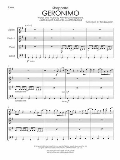 Geronimo (arr. Tim Laughlin)
