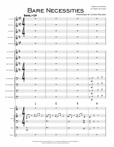 The Bare Necessities  from THE JUNGLE BOOK (arr. Chris Walden)