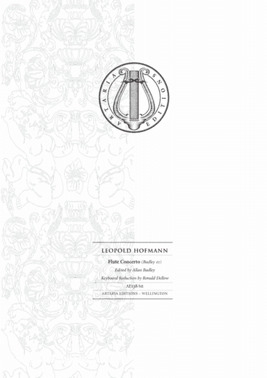 Flute Concerto in D minor (Badley e1, Study Edition) (arr. Artaria Editions)