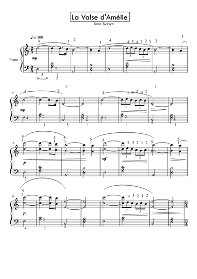 La Valse d'Amélie