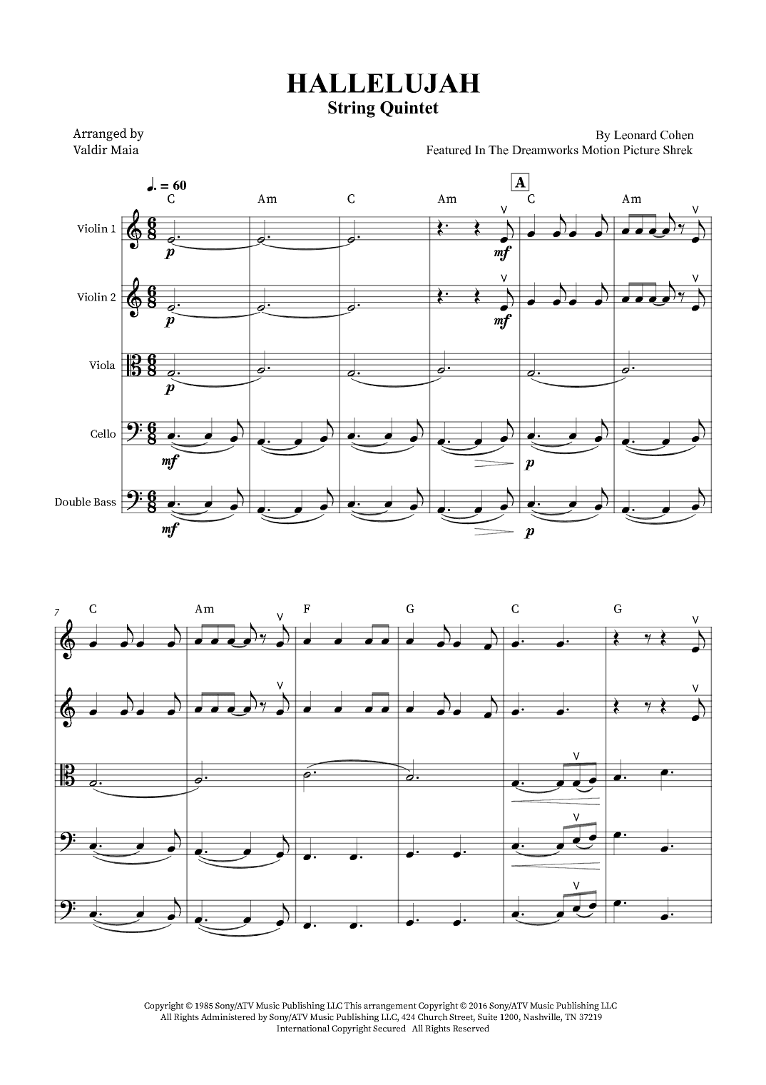 Hallelujah (arr. Valdir Maia)