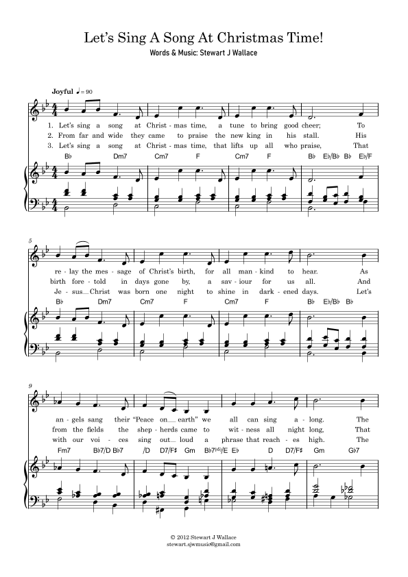 Let's Sing A Song At Christmas Time!