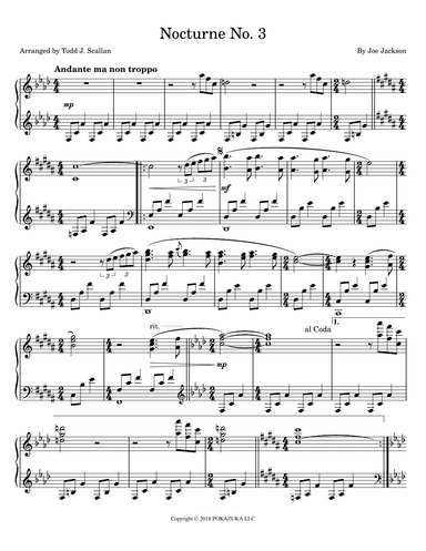 Nocturne No. 3 (arr. Todd J. Scallan)