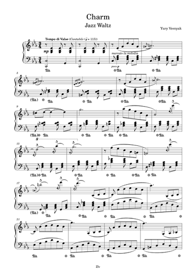 Charm - Jazz Waltz (arr. Zellev Music)