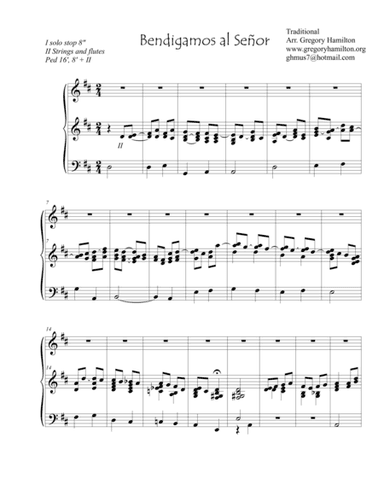 Bendigamos al Señor