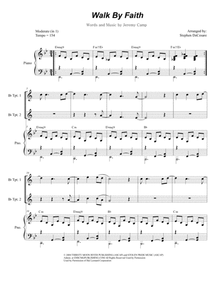 Walk By Faith (arr. Stephen DeCesare)