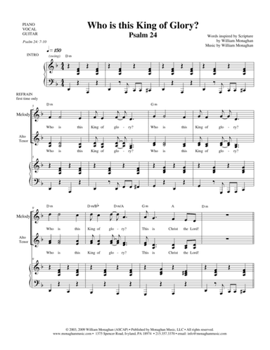 Who is this King of Glory? (Psalm 24)
