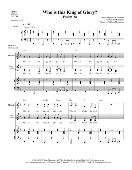 Who is this King of Glory? (Psalm 24)