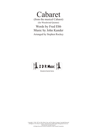 Cabaret (arr. Arranged by Stephen Rockey)