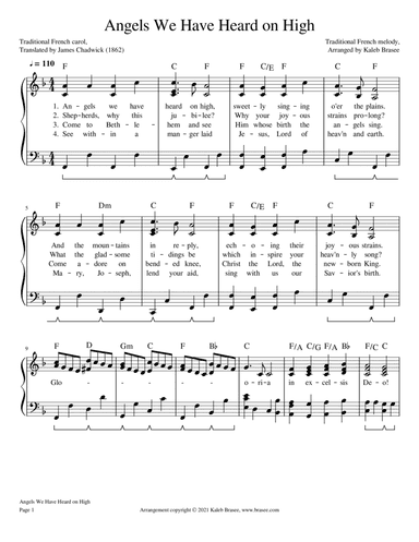 Christmas Carol Collection (arr. Kaleb Brasee)