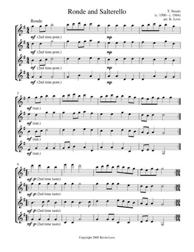 Starter Bundle (Guitar Quartet) (arr. Kevin Love)