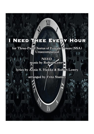 I Need Thee Every Hour - SSA A Cappella (arr. Fritz Stanley)