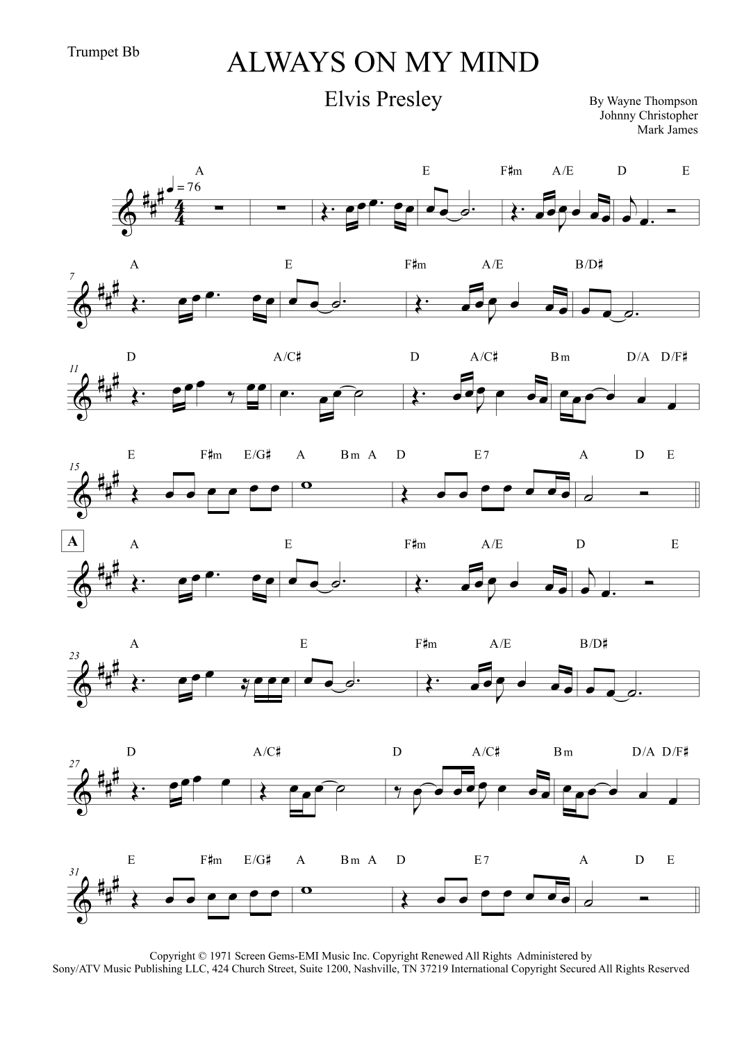 Always On My Mind (arr. Leo Silva)